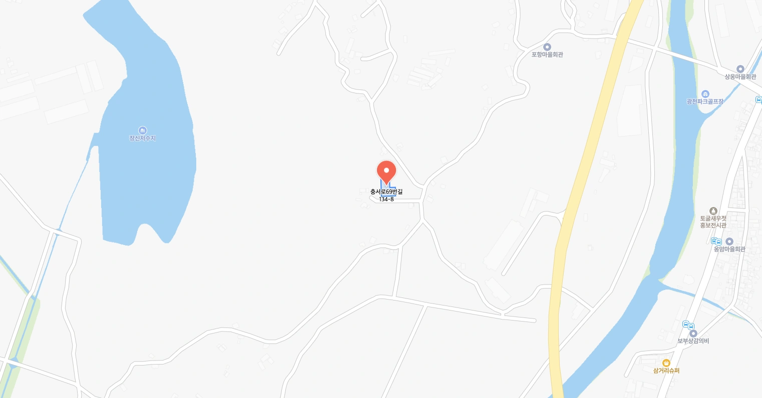 (주) 조은바람 모바일 지도 이미지